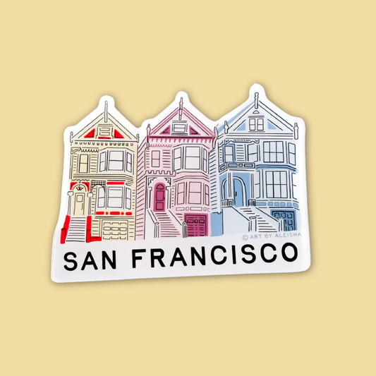 Painted Ladies Acrylic Magnet