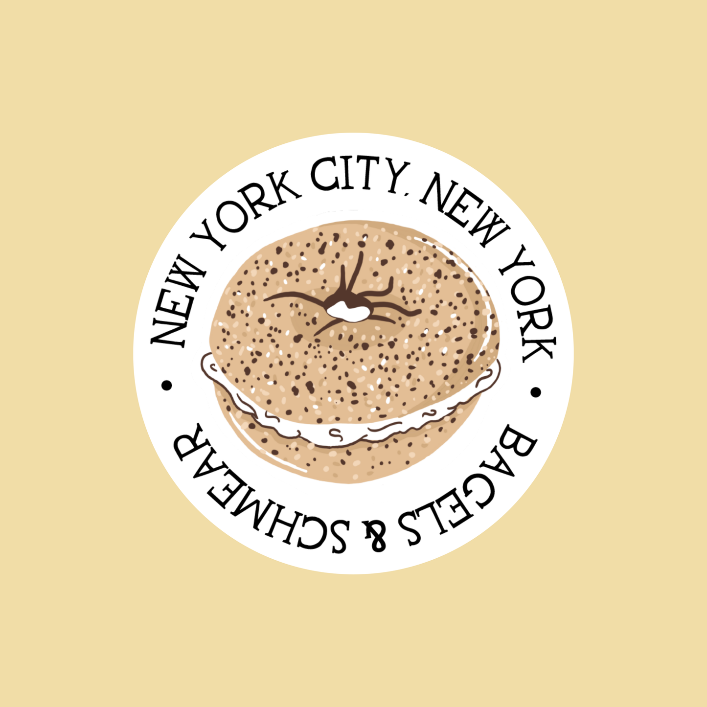 Bagels And Schmear Magnet