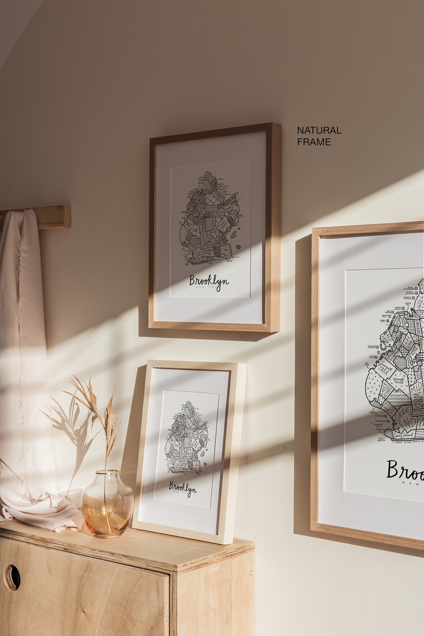 Brooklyn Neighborhood Map Print