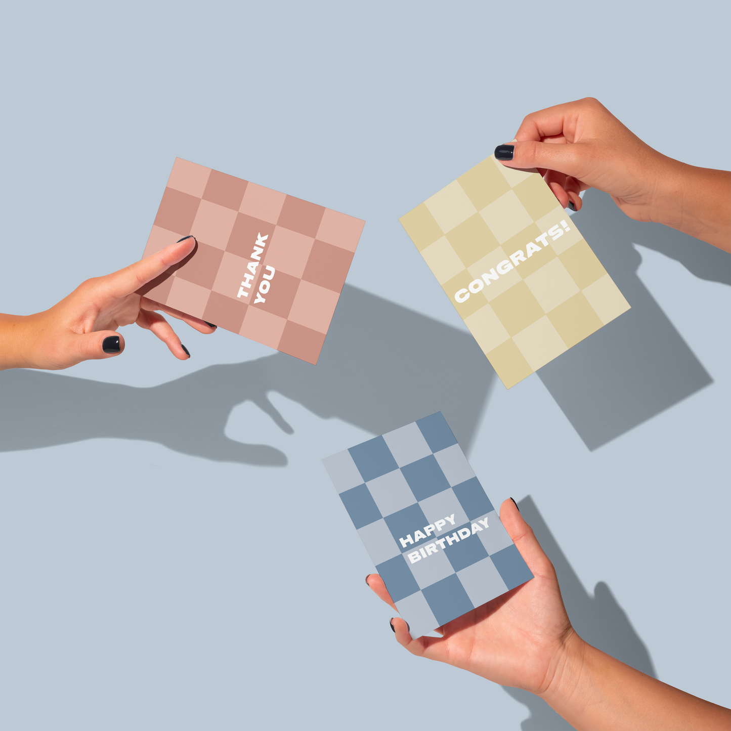 Checkered Hats Off To You, Grad Card