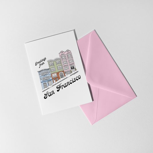 Home Sweet San Francisco Greeting Card