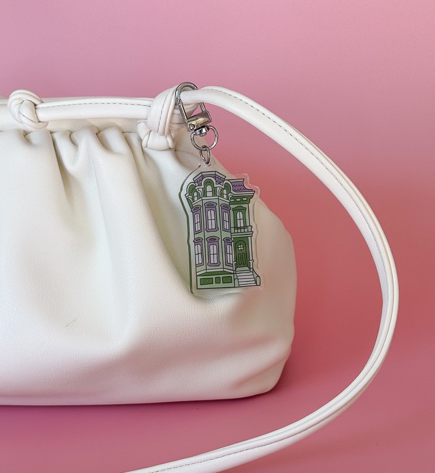 Painted Lady Keychain