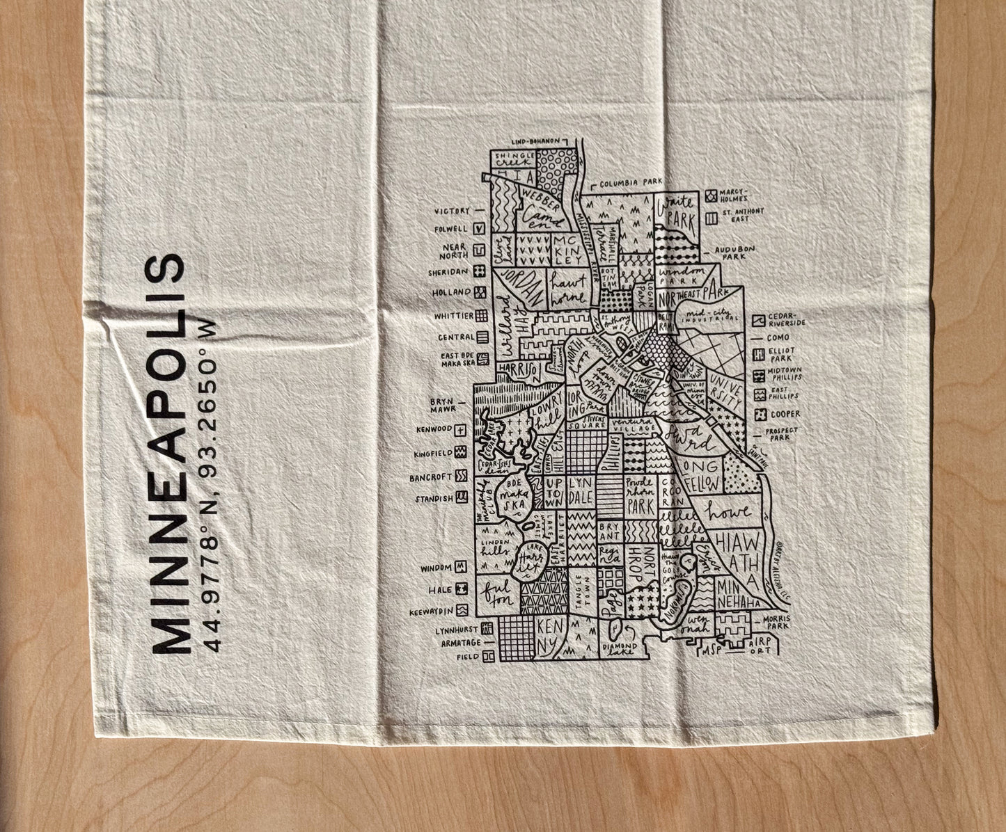 Minneapolis Tea Towel
