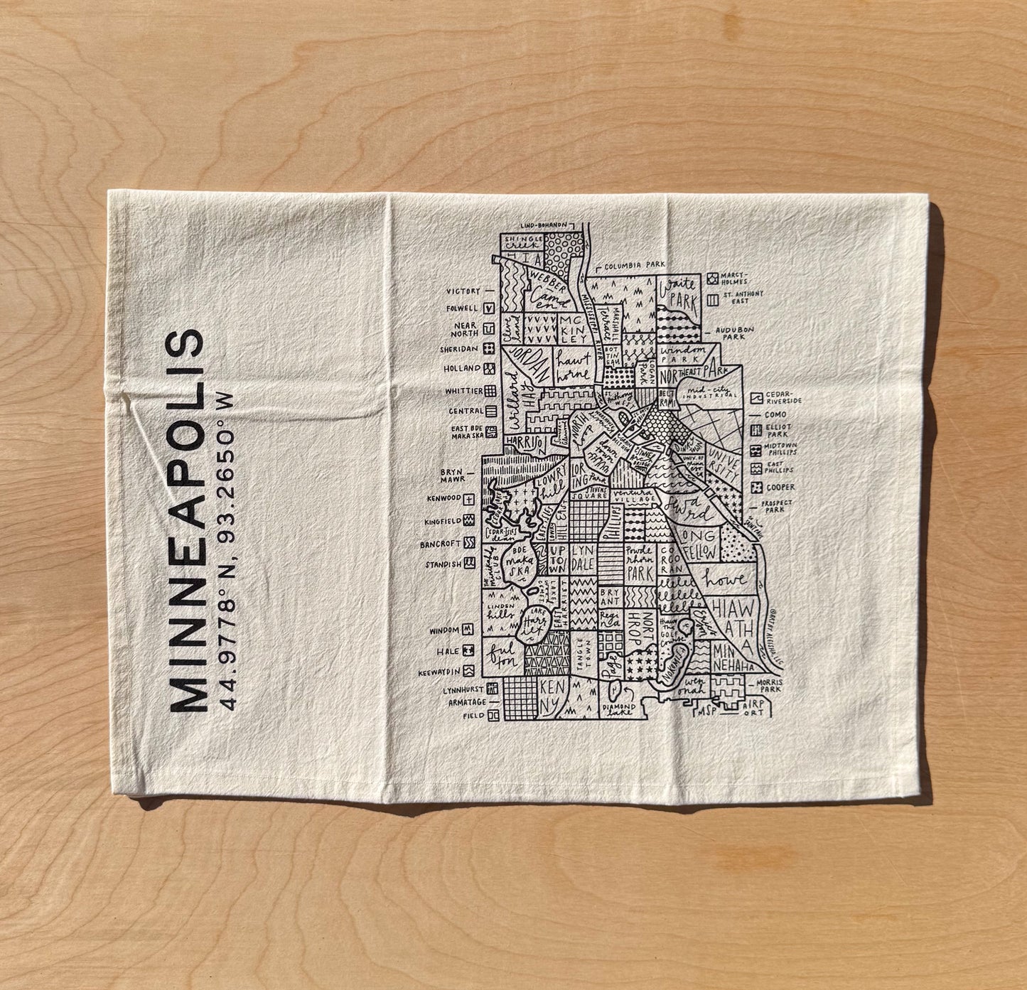 Minneapolis Tea Towel