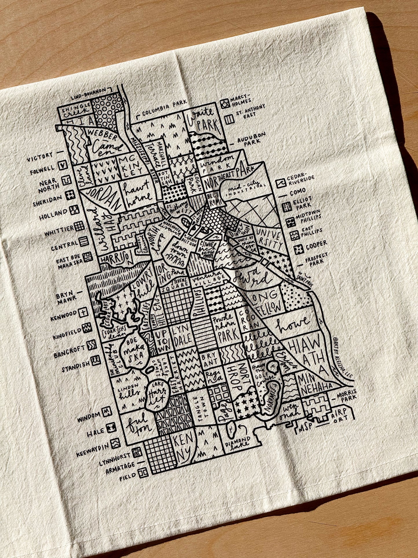 Minneapolis Tea Towel
