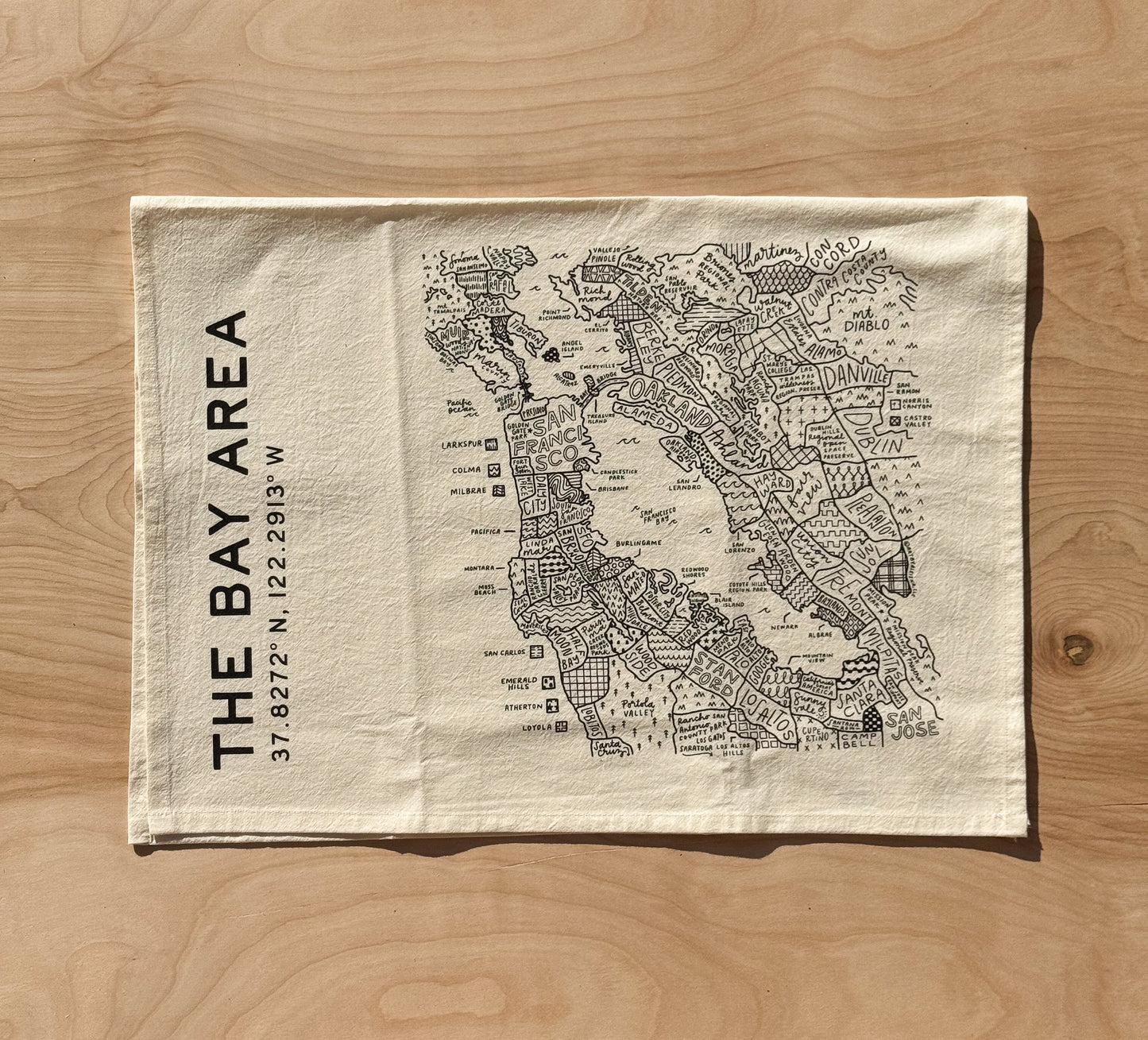 Bay Area Tea Towel