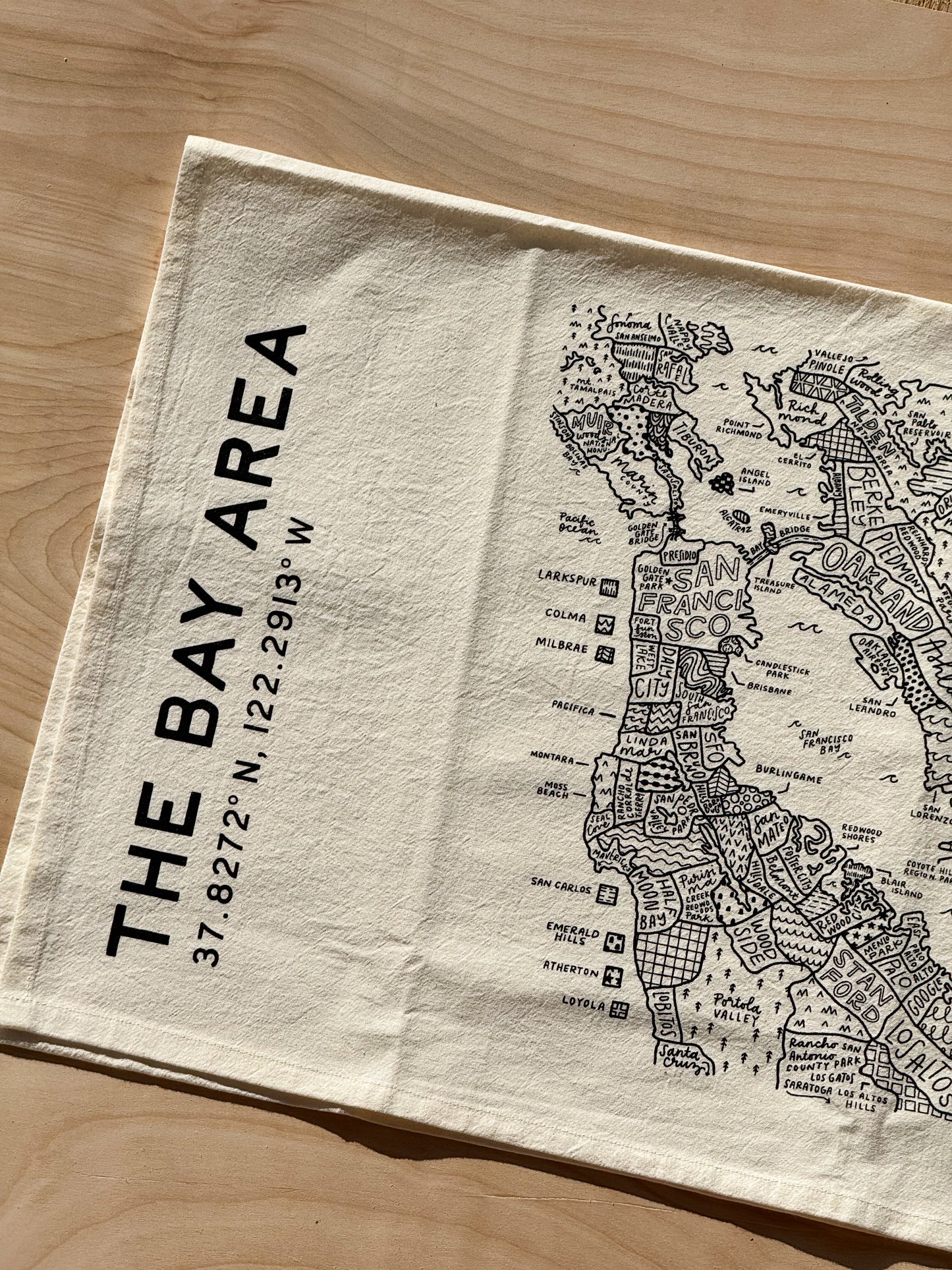 Bay Area Tea Towel