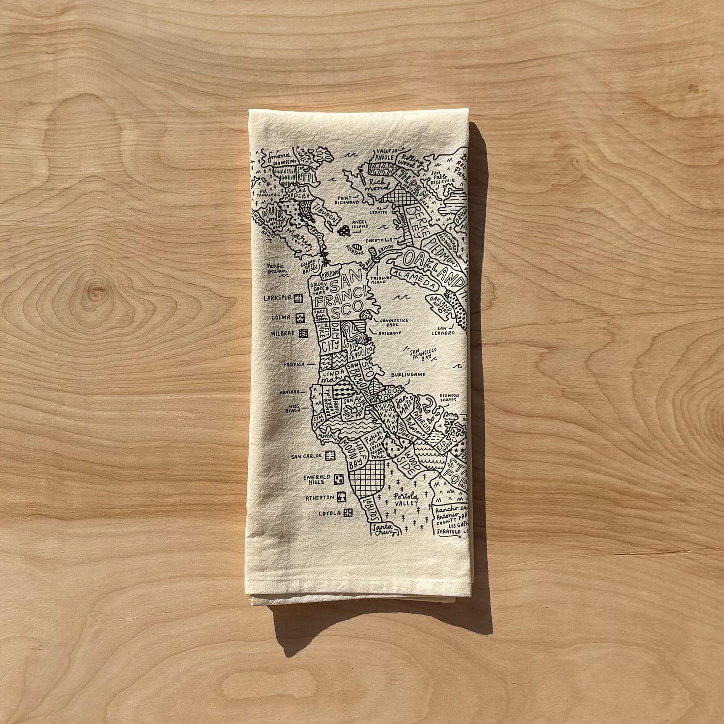 Bay Area Tea Towel