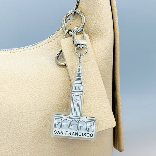 SF Ferry Building Acrylic Keychain