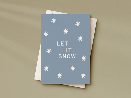 Let It Snow Greeting Card