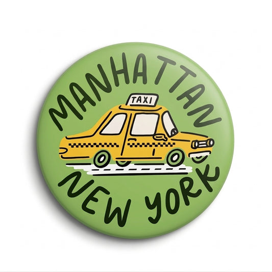 Manhattan Taxi Cab Magnet