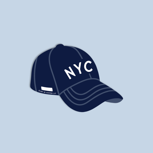 New York City Dad Hat Sticker