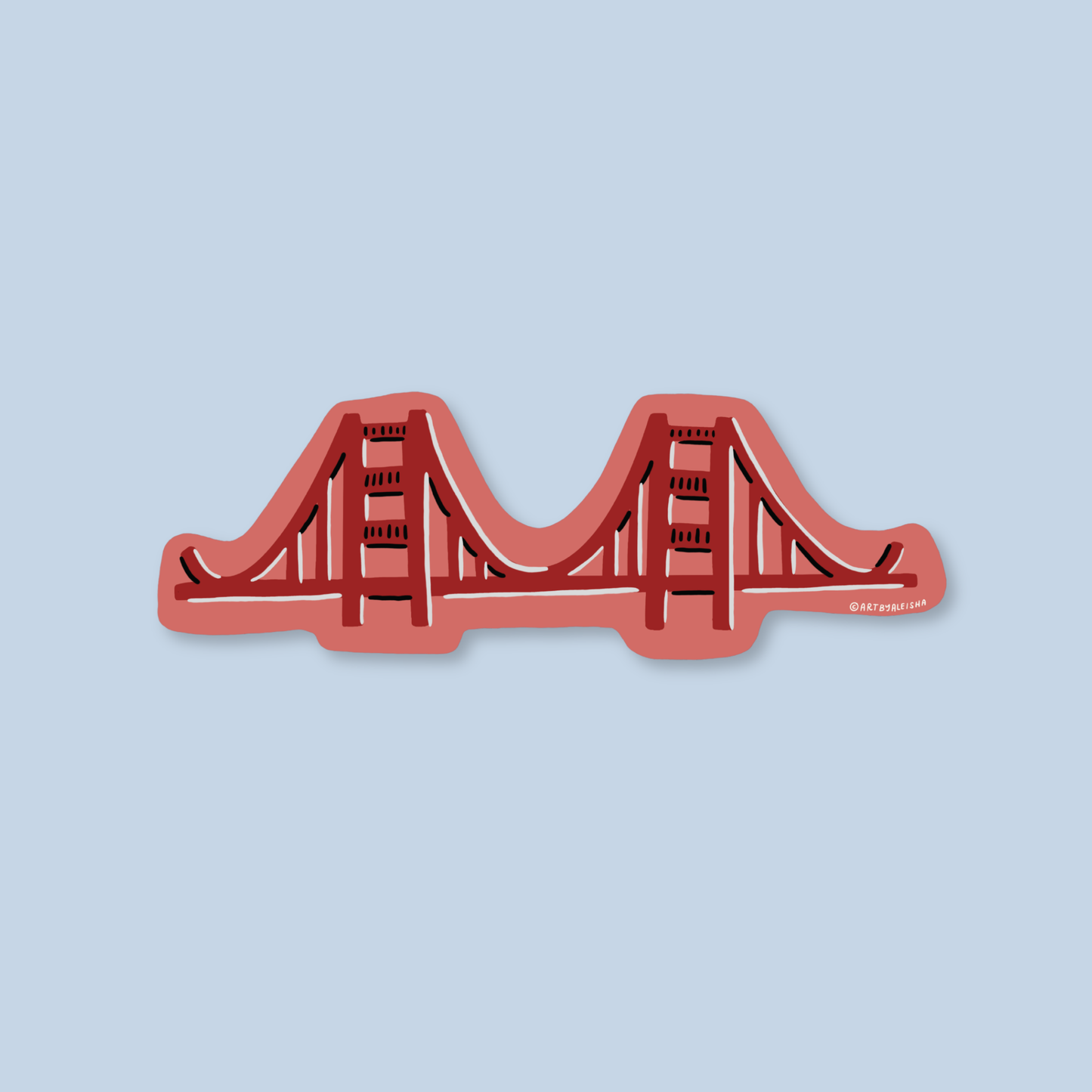Golden Gate Bridge Sticker