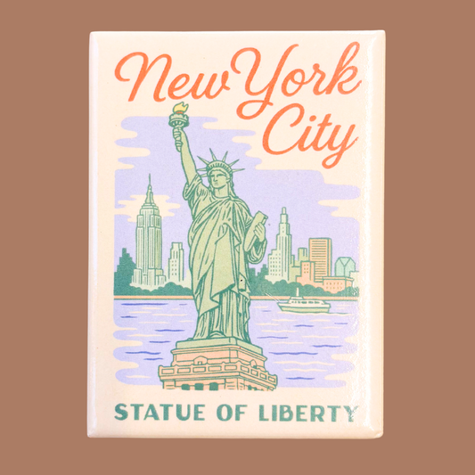 Retro Statue of Liberty Magnet