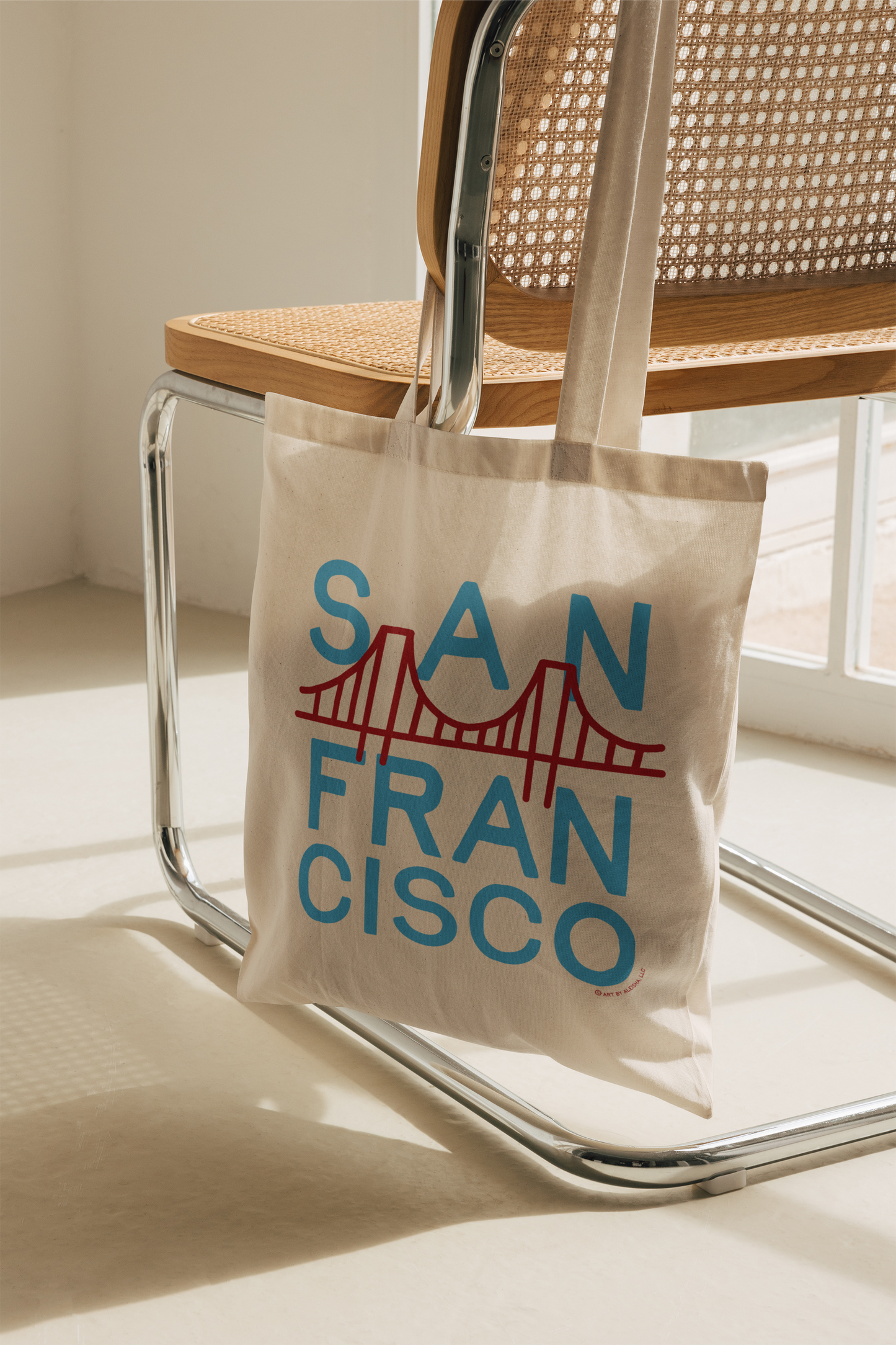 San Francisco City Name Tote