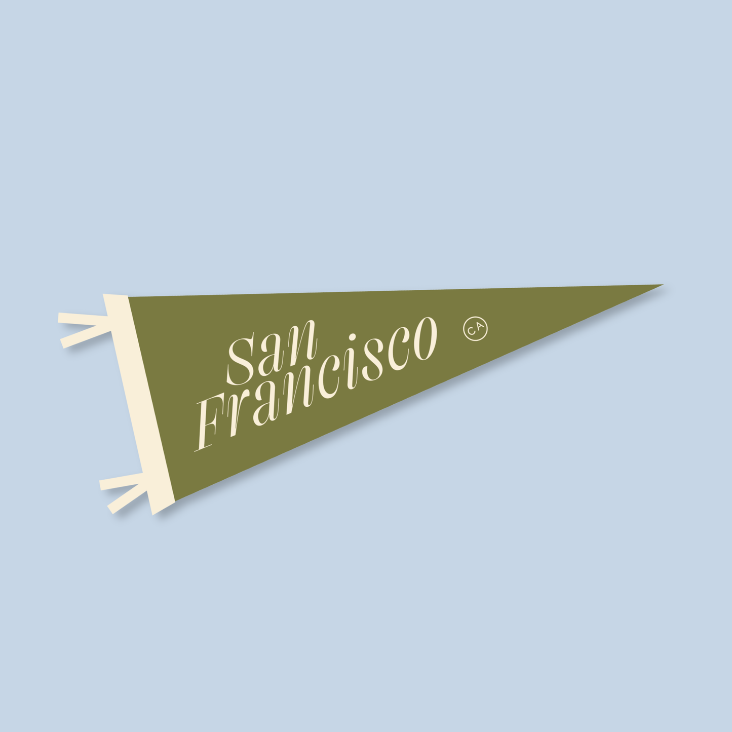 San Francisco Pennant Sticker