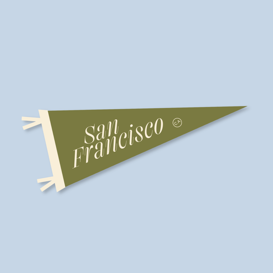 San Francisco Pennant Sticker