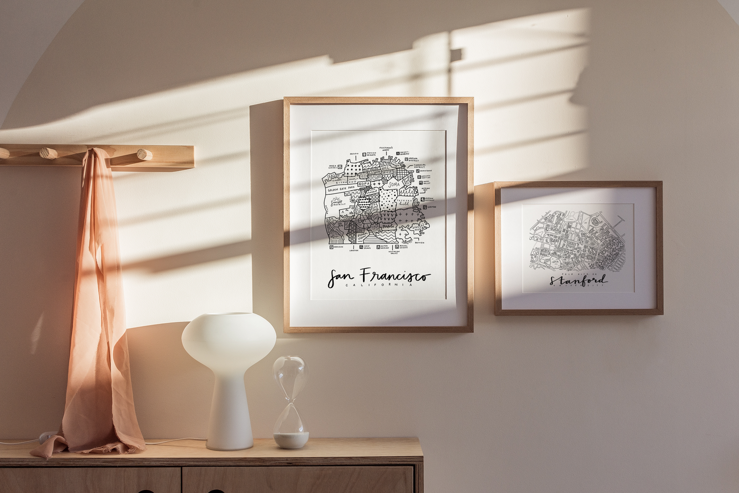 San Francisco Neighborhood Map Print