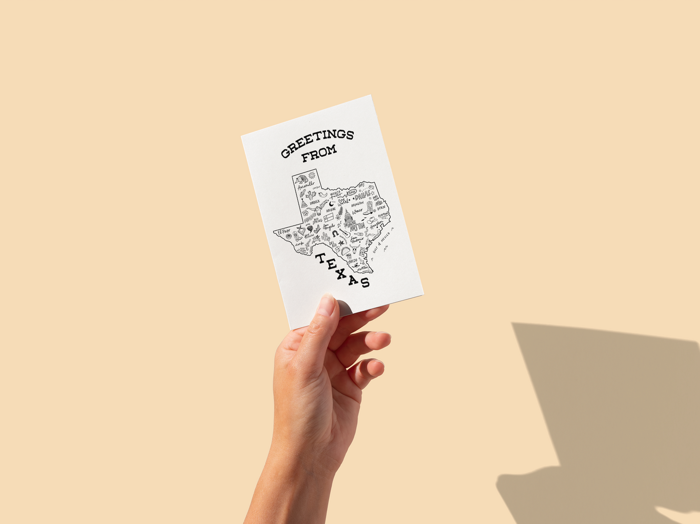 Howdy From Texas Greeting Card