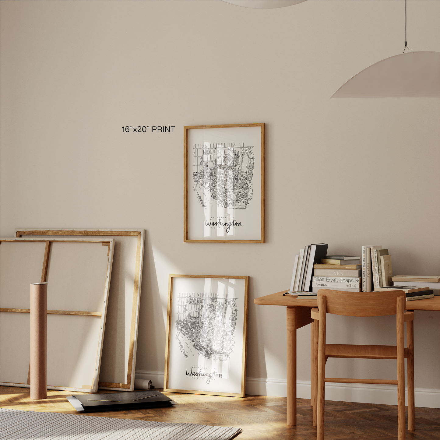 University of Washington Campus Map Print