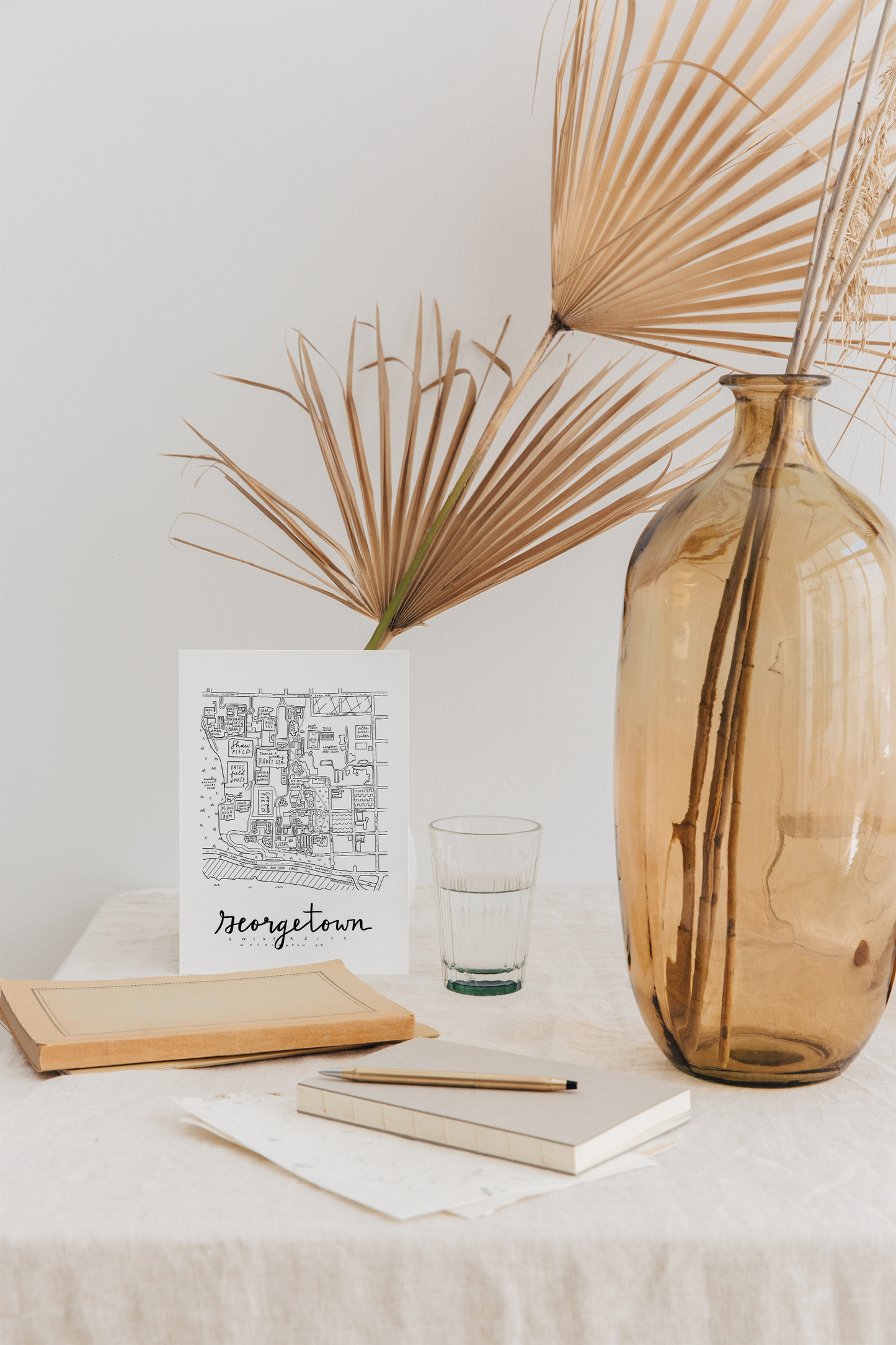 Georgetown University Campus Map Print