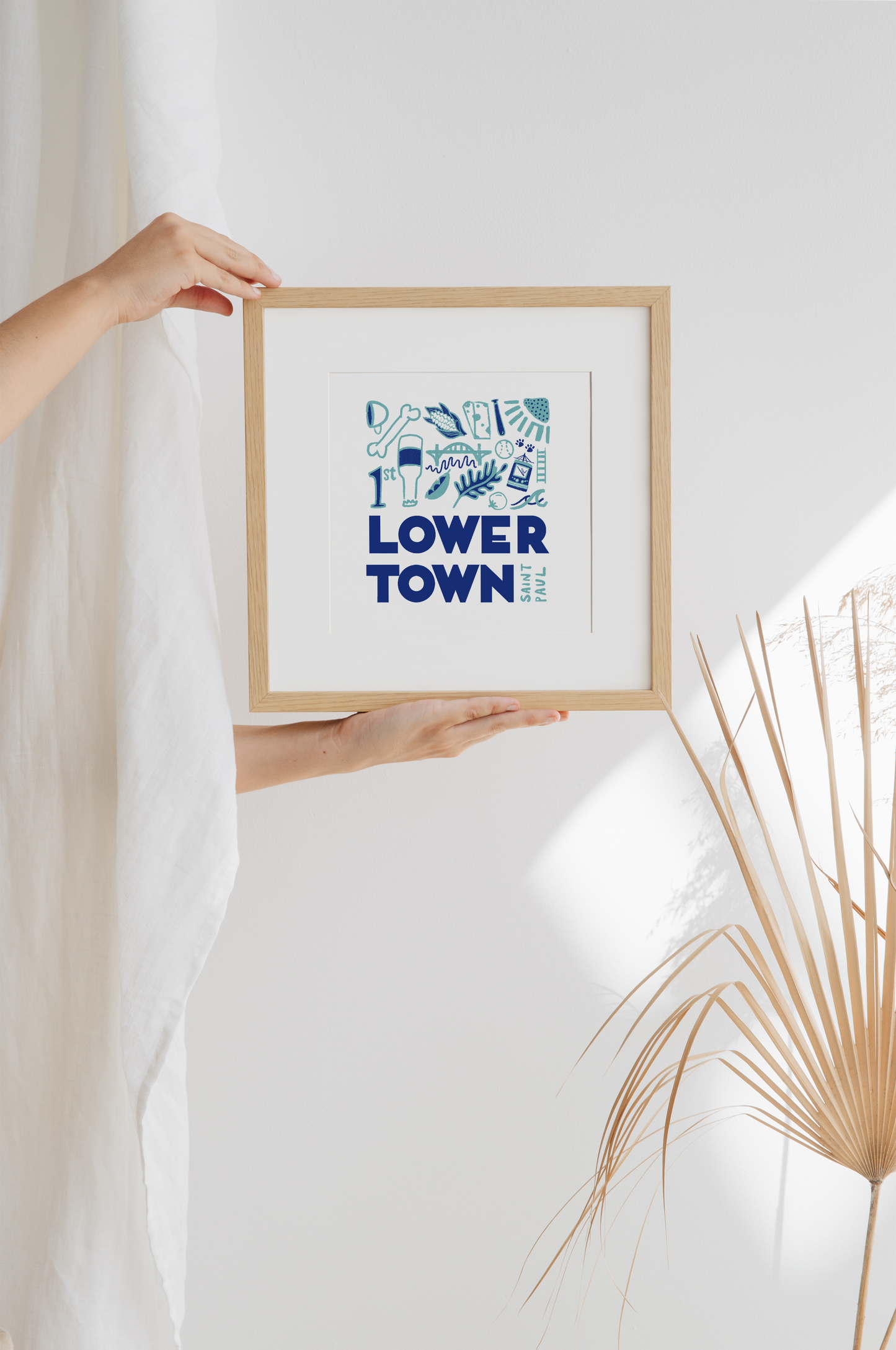 Lowertown Blues Mural Print