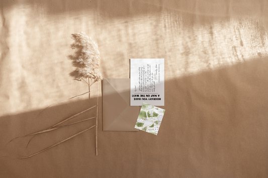 Gift Note Set: 'Your Map Is On The Way'