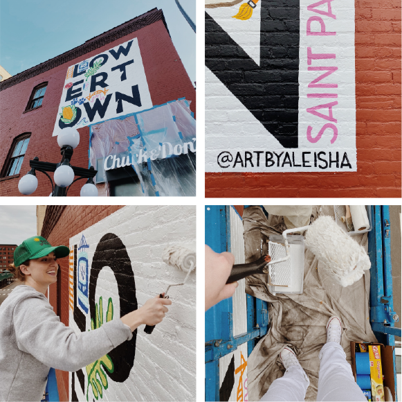 Lowertown Mural Print