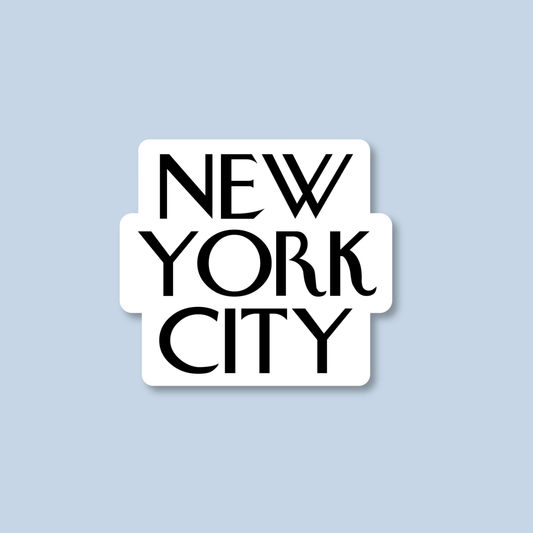 New York City Editorial Sticker