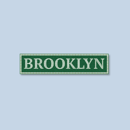 Brooklyn Subway Tile Sticker