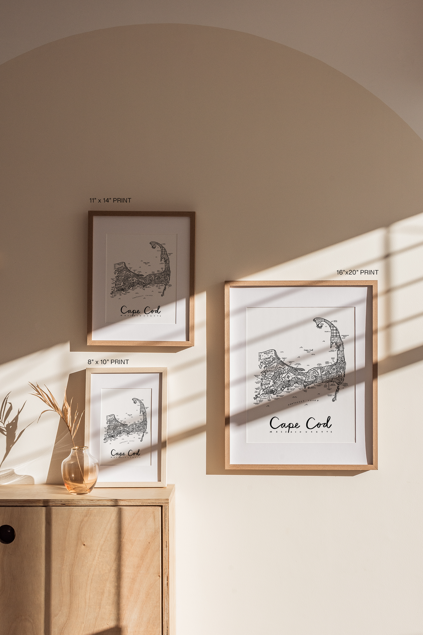 Cape Cod Map Print