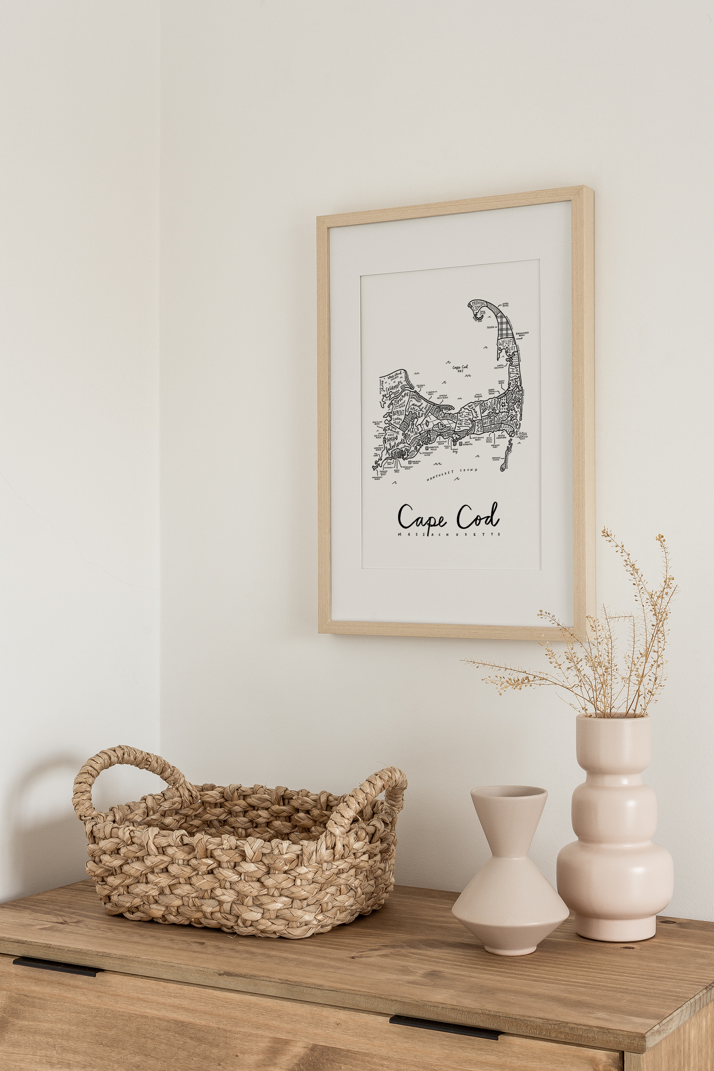 Cape Cod Map Print