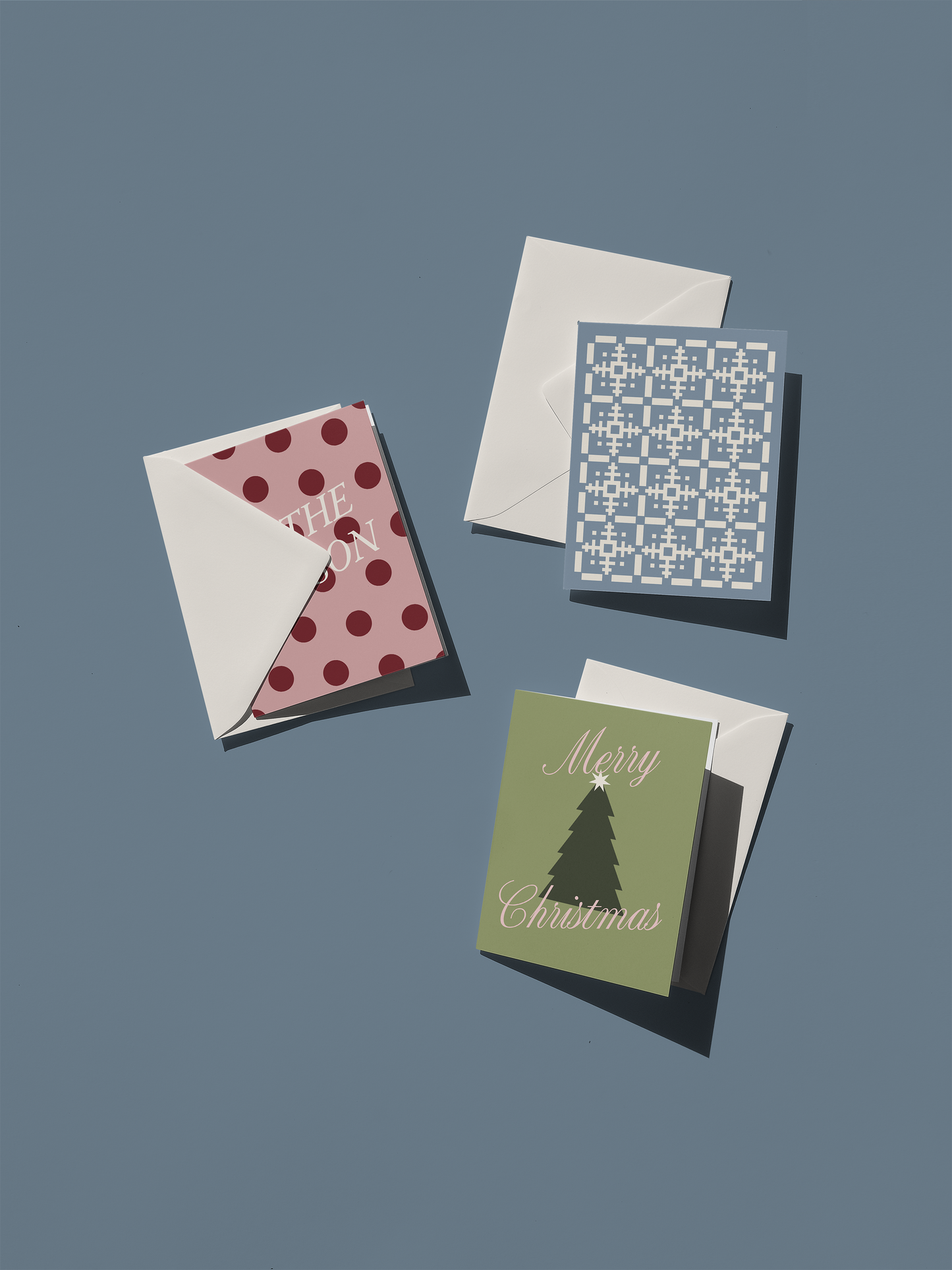 Geometric Christmas Tree Greeting Card