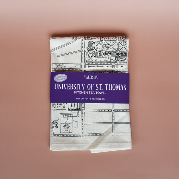 University of Saint Thomas Tea Towel