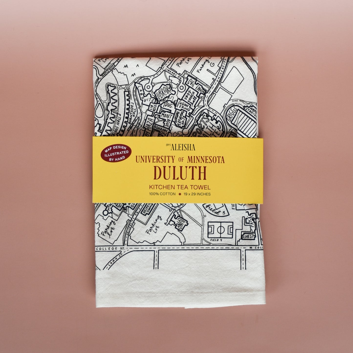 University of Minnesota (Duluth) Tea Towel