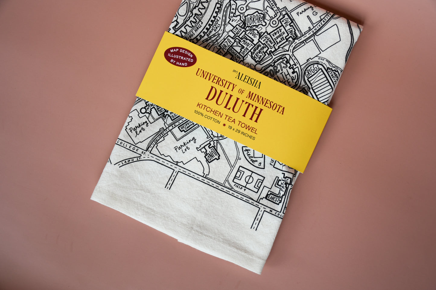 University of Minnesota (Duluth) Tea Towel