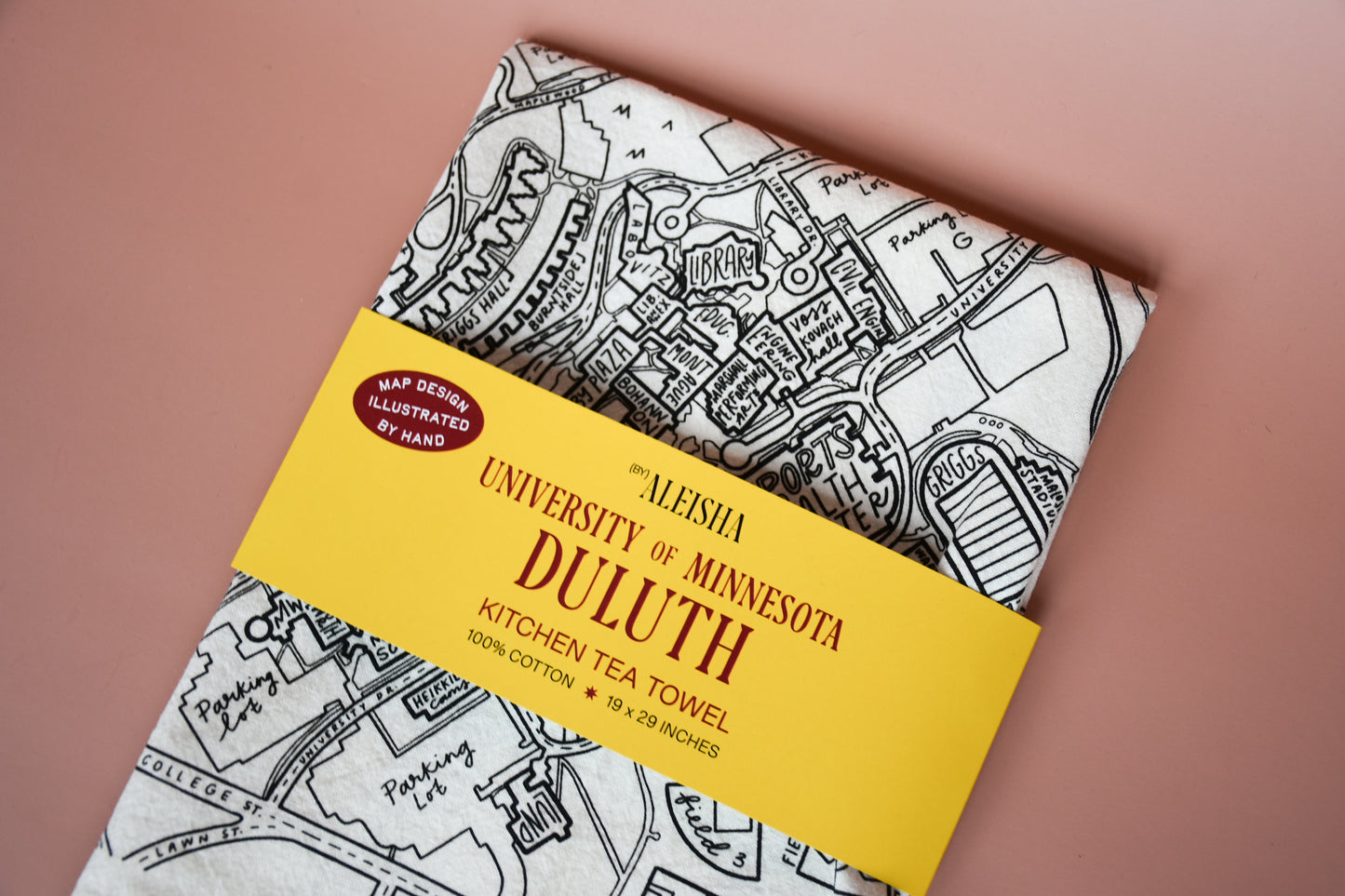 University of Minnesota (Duluth) Tea Towel
