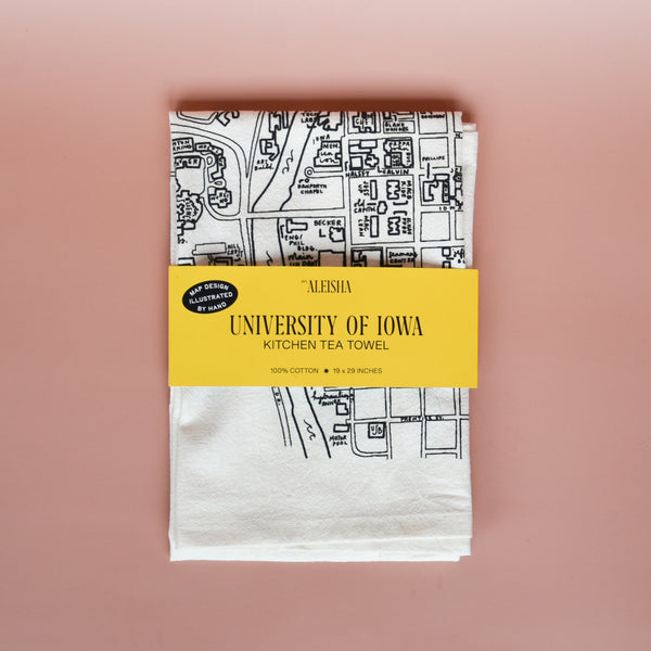 University of Iowa Tea Towel