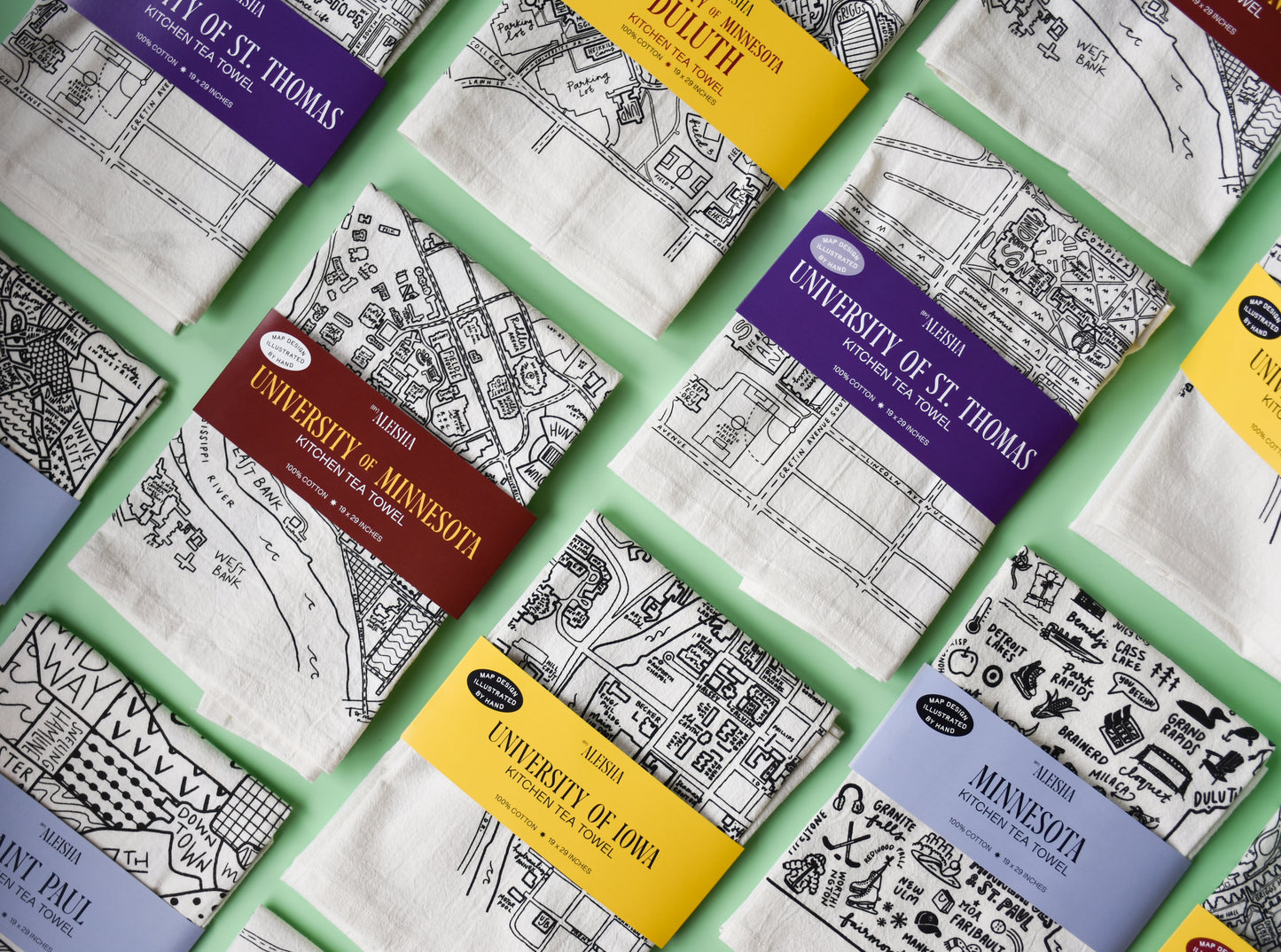 University of Minnesota (Duluth) Tea Towel