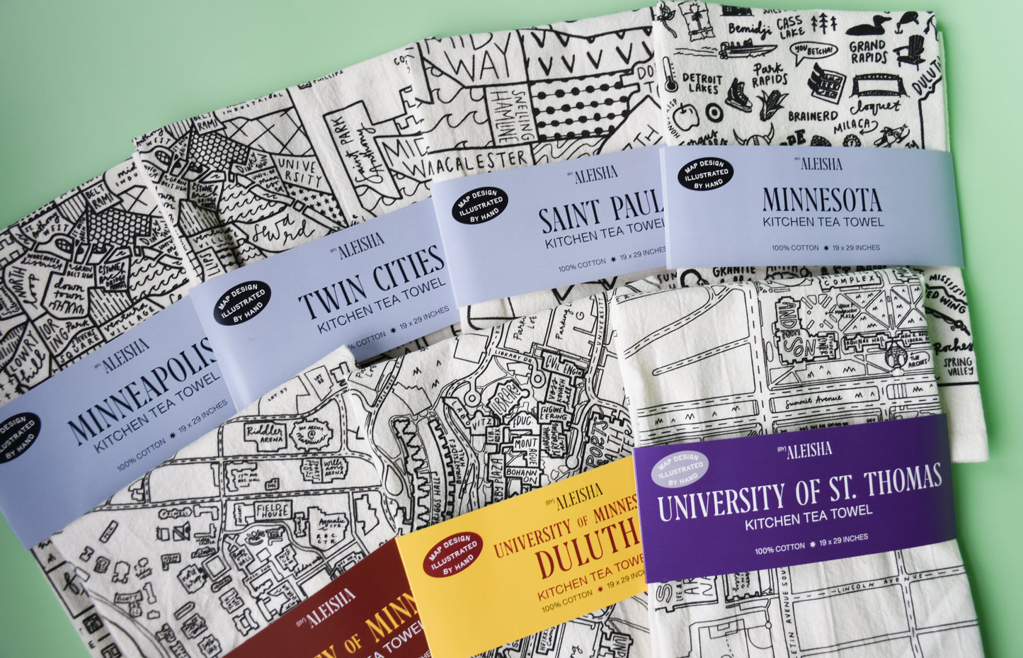 University of Minnesota (Duluth) Tea Towel