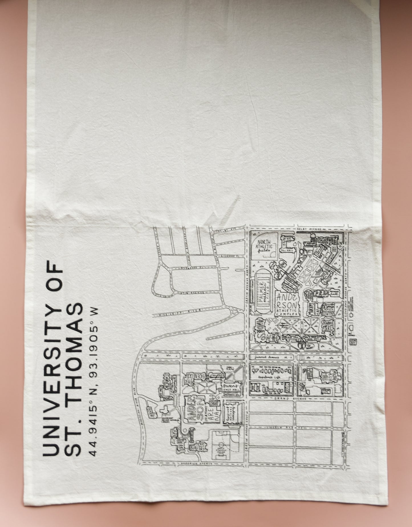 University of Saint Thomas Tea Towel