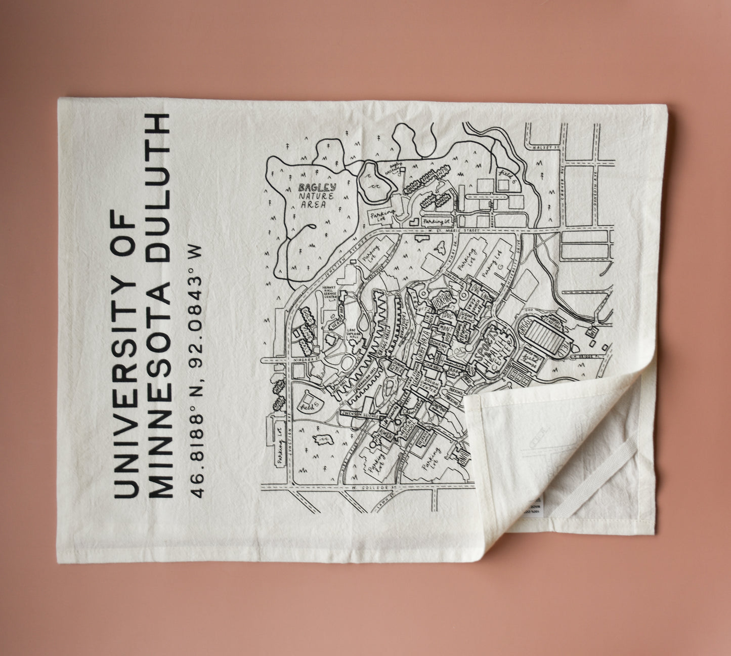 University of Minnesota (Duluth) Tea Towel