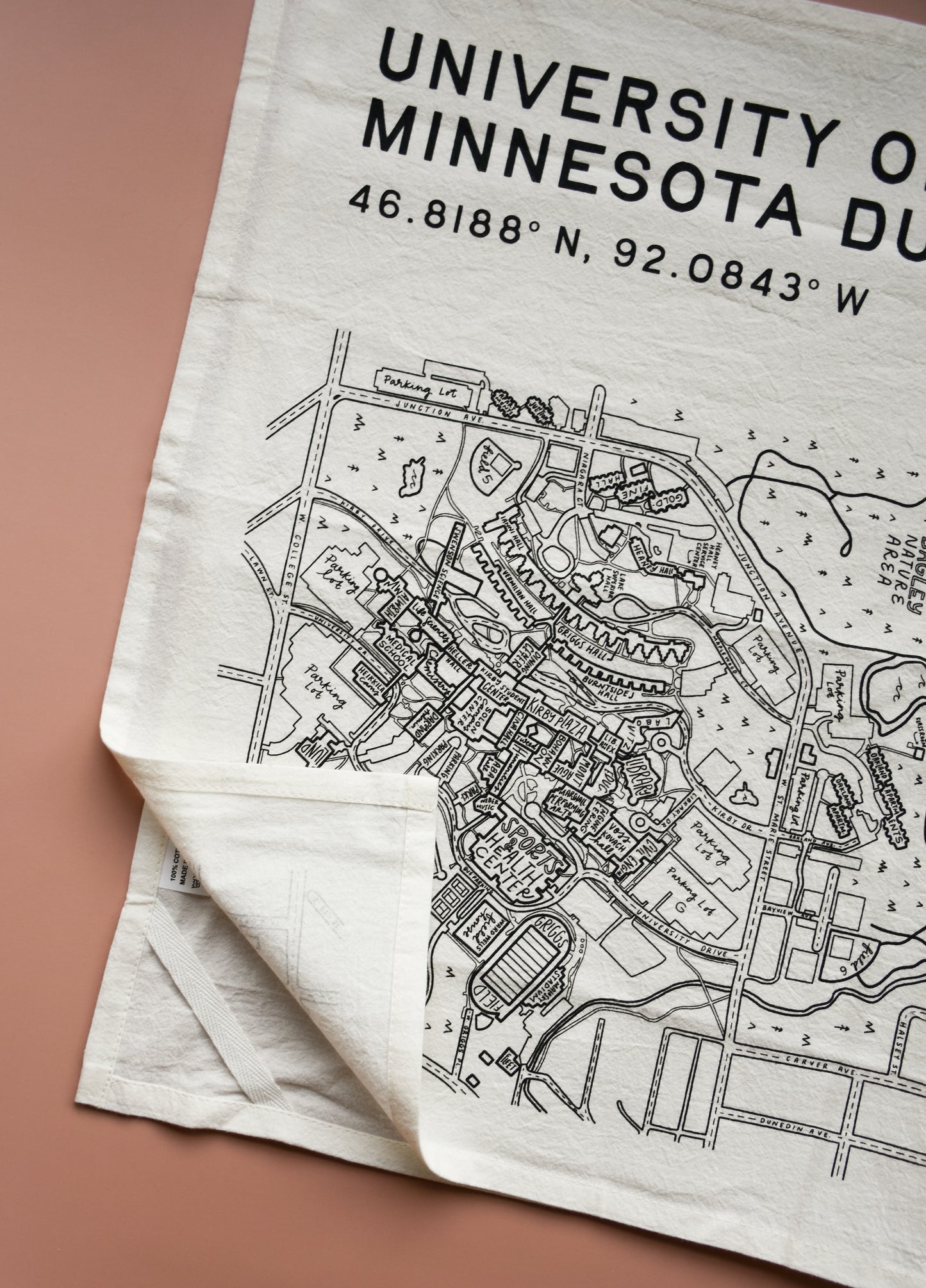 University of Minnesota (Duluth) Tea Towel