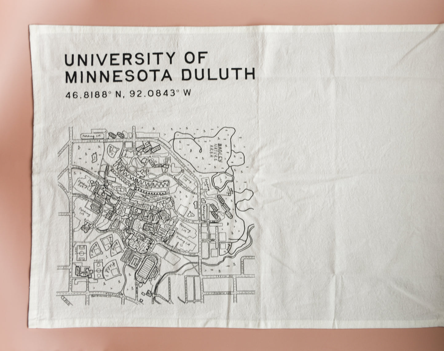 University of Minnesota (Duluth) Tea Towel