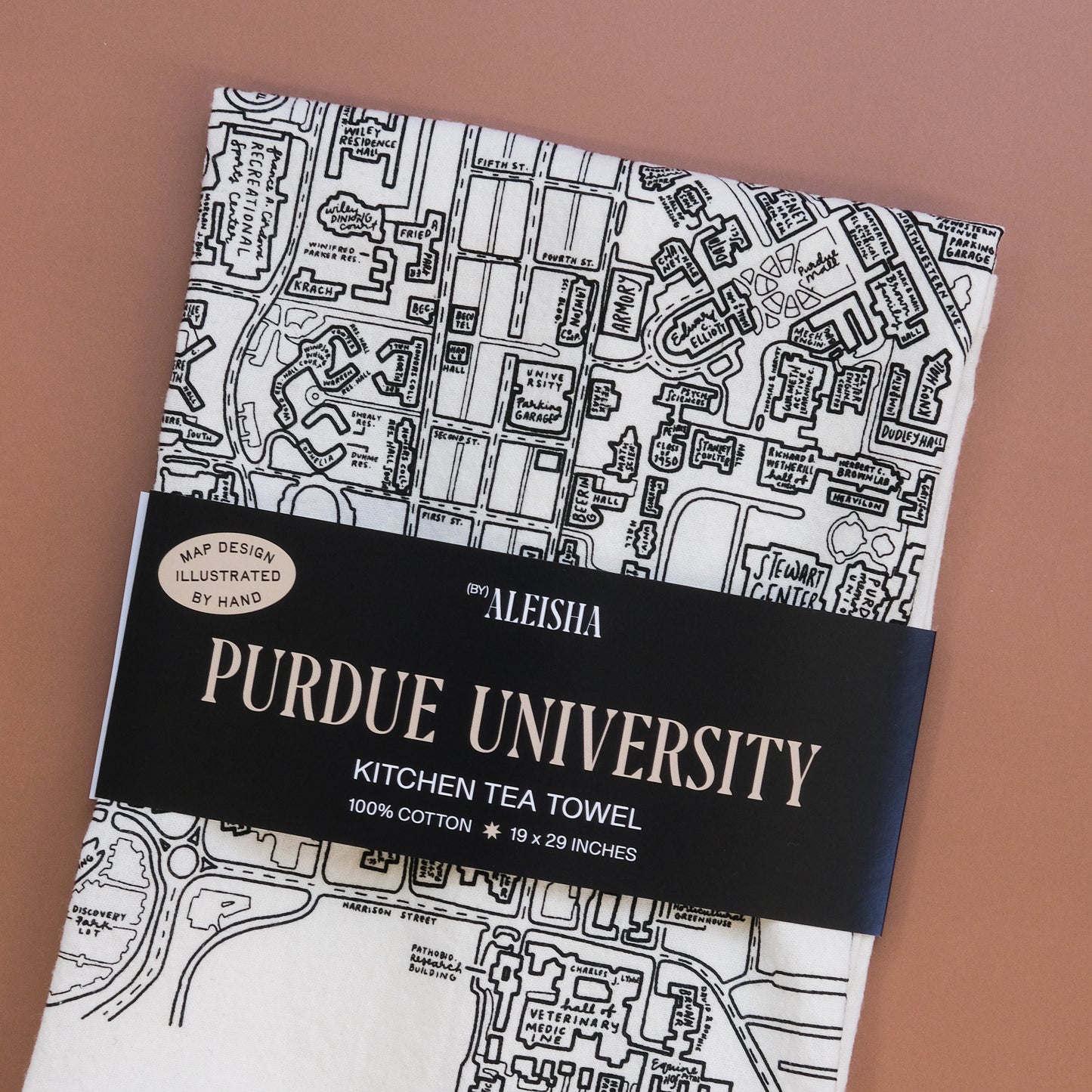 Purdue University Tea Towel