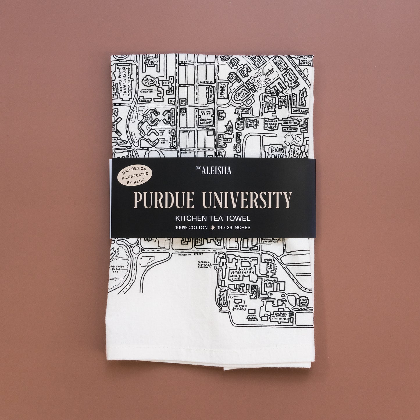 Purdue University Tea Towel