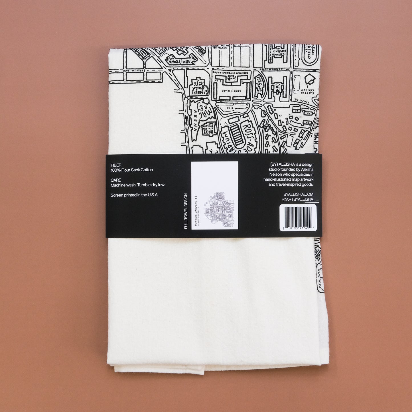 Purdue University Tea Towel