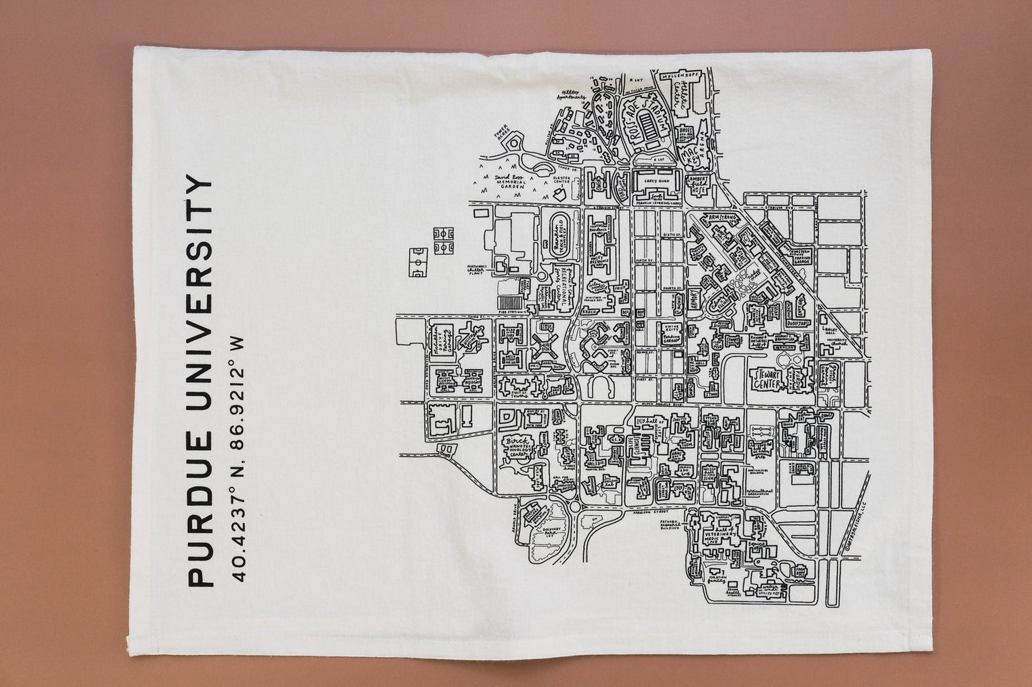 Purdue University Tea Towel
