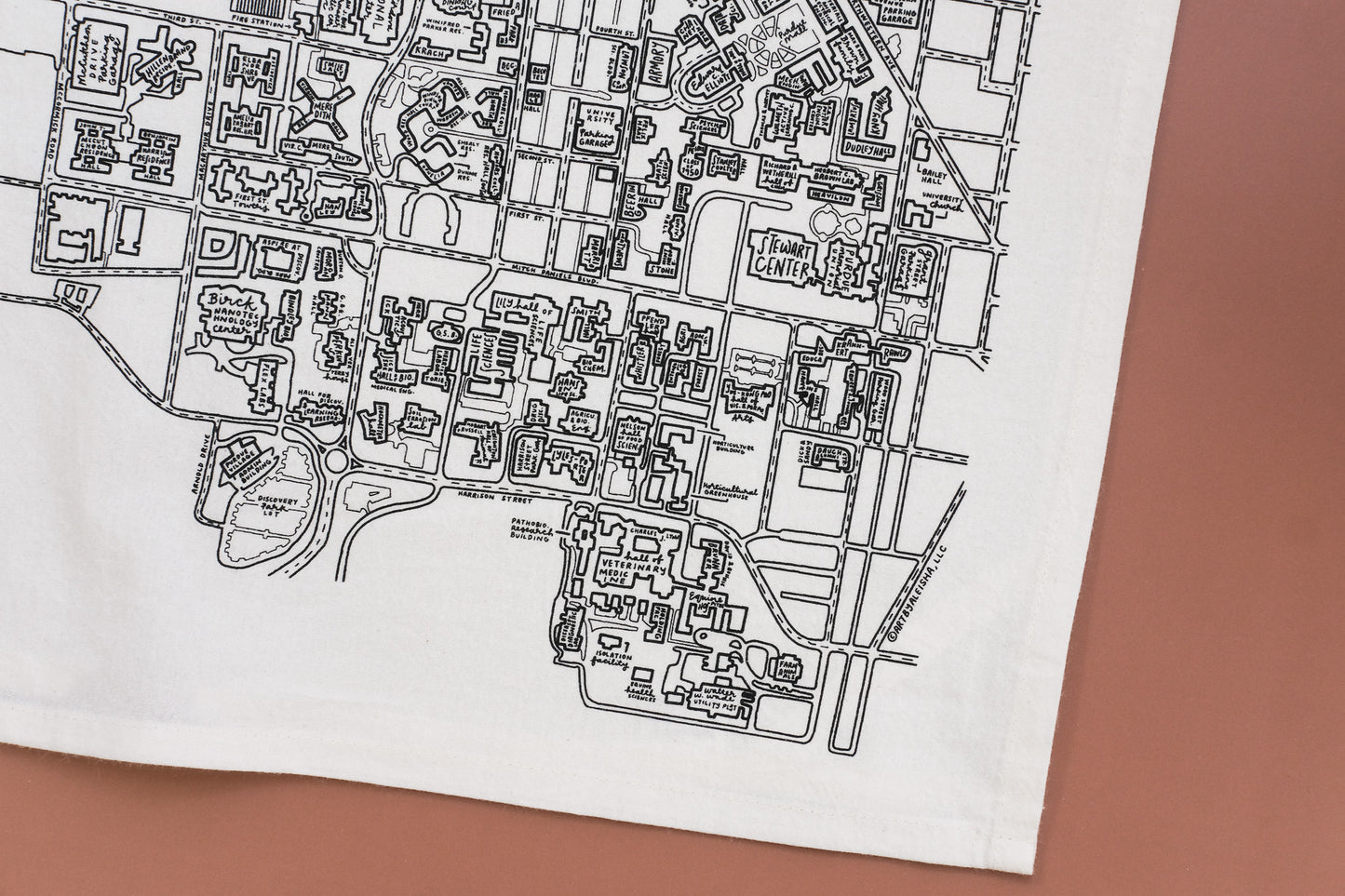 Purdue University Tea Towel