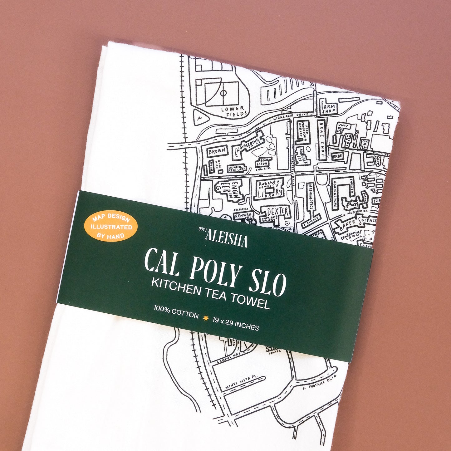 Cal Poly San Luis Obispo Tea Towel